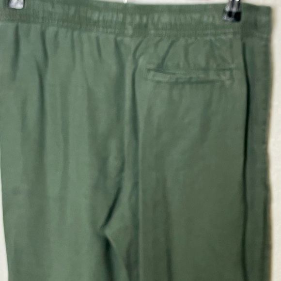 Garnet Hill Green Tencel Lyocell &Linen Blend Pants Sz XS - Picture 5 of 8
